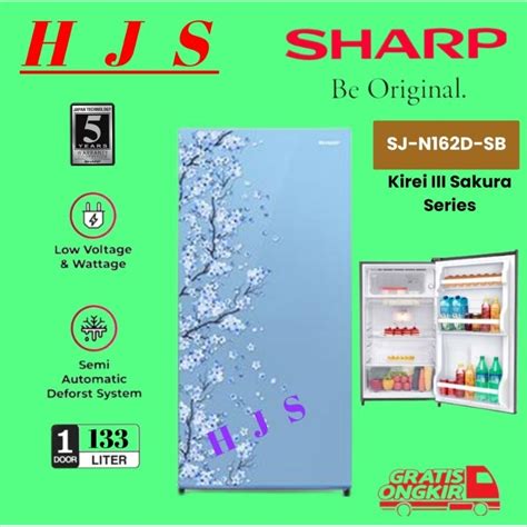 Jual Kulkas Sharp Pintu Sj N D Sb Kirei Iii Sakura Series L