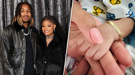 Halle Bailey announces birth of baby son, Halo, with boyfriend DDG ...