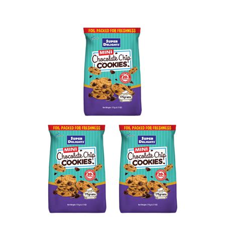 Super Delights Mini Choco Chip Cookies G X Lazada Ph