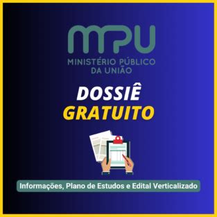 Concurso MPU Edital Verticalizado Plano De Estudos E Aulas