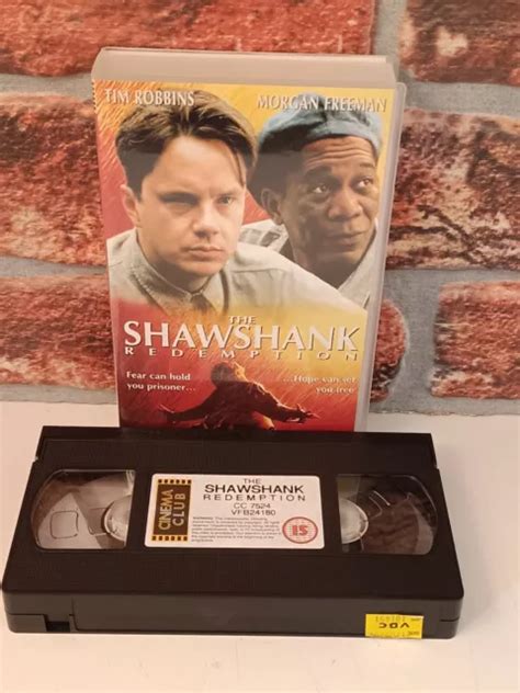 THE SHAWSHANK REDEMPTION VHS Video Cassette Tape PAL 1994 Tim Robbins