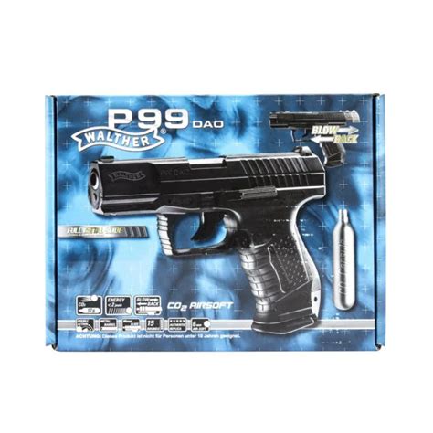 Pistola Airsoft Walther P99 Dao Co2 Blowback Airsoft Tienda