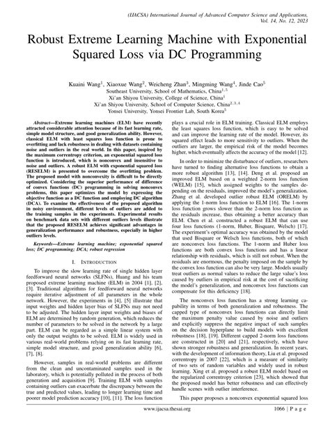 Pdf Robust Extreme Learning Machine With Exponential Squared Loss Via