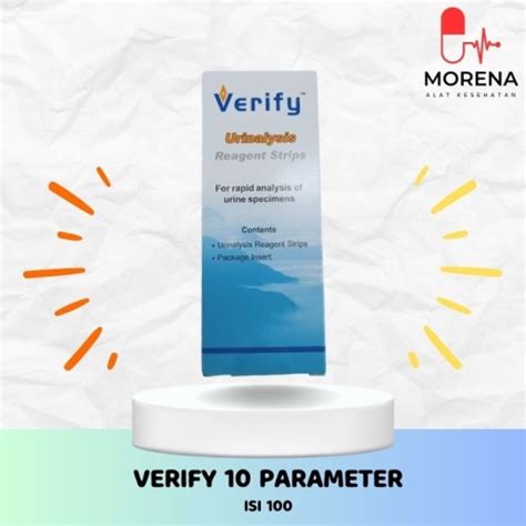 Jual Verify Parameter P Urinalysis Reagent Strips Test Urine