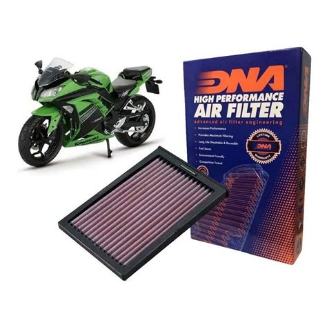 Filtro ar DNA P K2S08 01 Kawasaki Ninja 300 2013 2014 2015 em Promoção