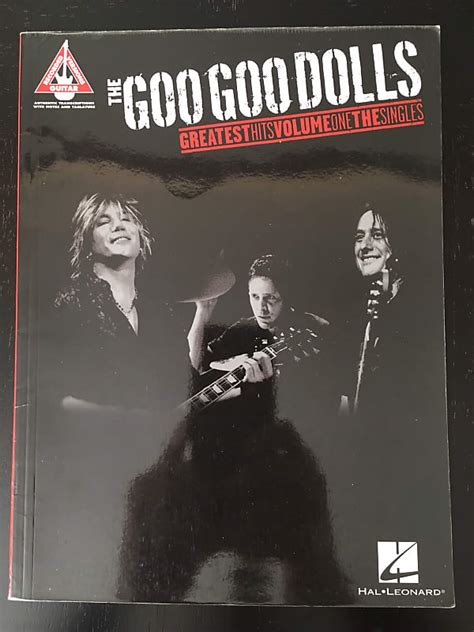 Goo Goo Dolls Greatest Hits Tablature Songbook Reverb