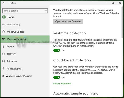 How To Disable Or Enable Windows Defender Enhanced Notifications In Windows 10