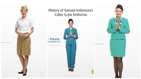 Seragam Pramugari Garuda Indonesia Dari Masa Ke Masa Bermula Di Tahun 1949 Tribun Travel