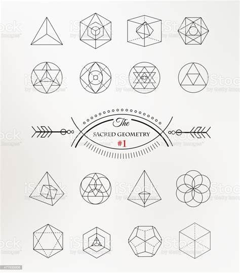 새크리드 지오메트리 연금술 종교 철학 영성 지역으로 1930년대 기호들 및 엘리먼트 0명에 대한 스톡 벡터 아트 및 기타 이미지