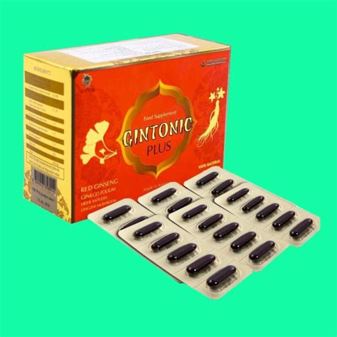 Thuốc Gintonic Plus Công Dụng Liều Dùng Và Lưu ý Tác Dụng Phụ