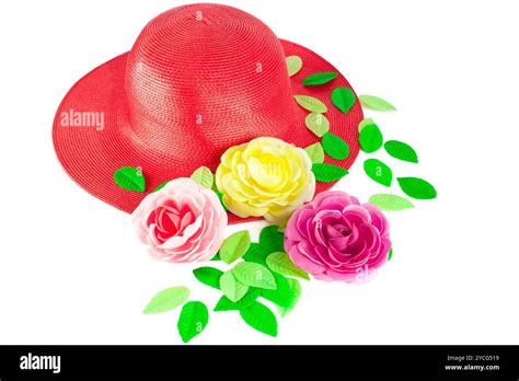 Green Summer Background Red Cut Out Stock Images And Pictures Alamy