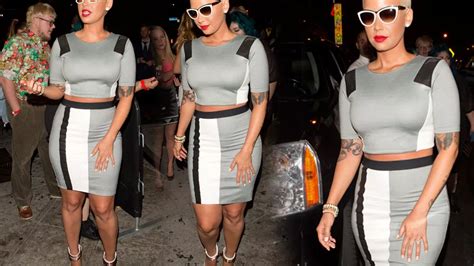 Model Amber Rose Slams La Nightclub After She Claims The Doorman Turned