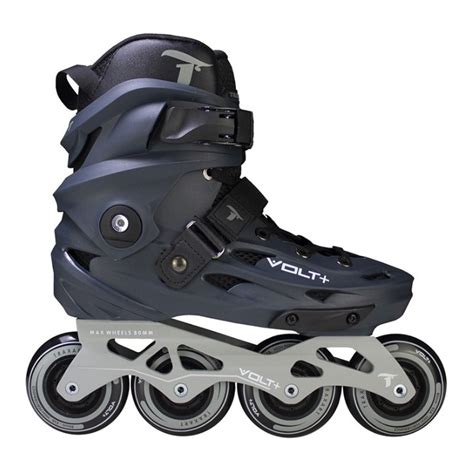 Patins Volt Grafite Inline Freestyle Traxart Rodas 80mm Abec 9