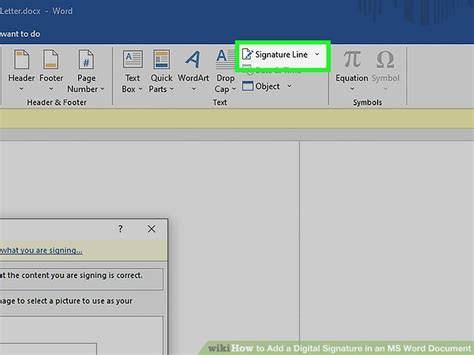 4 Ways To Add A Digital Signature In An Ms Word Document Wikihow