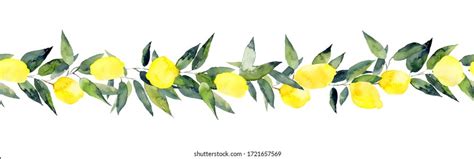 Lemon Border Images Stock Photos And Vectors Shutterstock