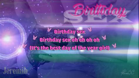 Birthday Sex ̣lyrics Jeremih Youtube