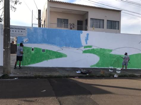 Projeto A Transforma O Que Vem Da Arte Realiza Pintura Art Stica No