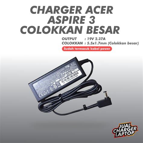 Jual Adaptor Charger Laptop Acer Aspire Dan Es V A X Mm