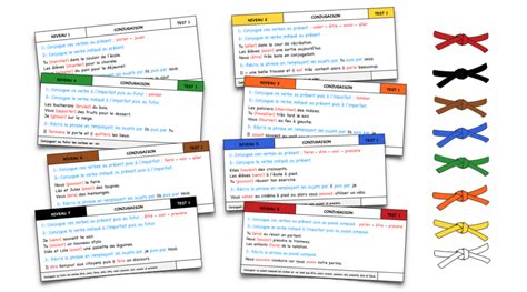 Ceintures De Conjugaison CE1 CE2 Le Blog Du Cancre