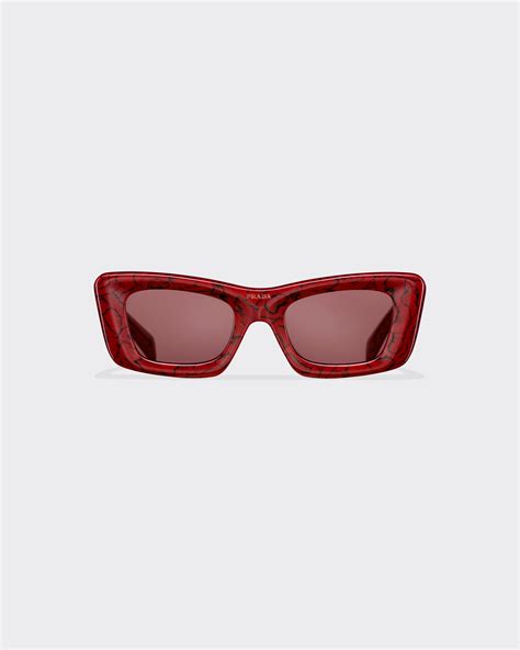 Etruscan Lenses Sunglasses With Triangle Logo Prada