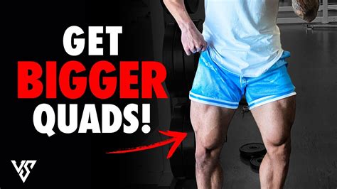 Leg Workout For Bigger Quads 5 Exercises V Shred Youtube