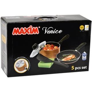 Jual Panci Maxim Venice Set Isi Pcs Free Penjepit Stainless