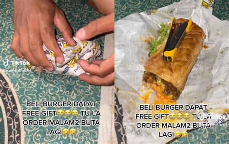 Man Orders Burger Tepi Jalan And Gets Unexpected Free Gift With His