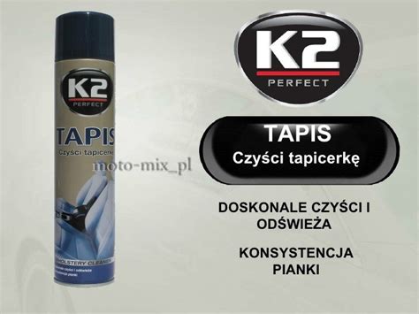 Moto Mix Pianka Do Czyszczenia Tapicerki K2 TAPIS 600 ML