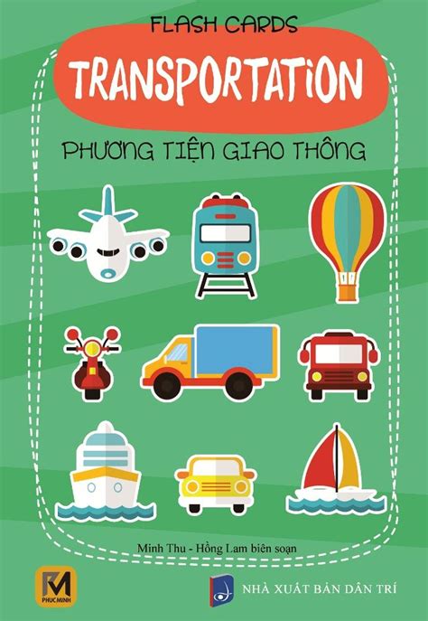 Flashcard Transportation Phương Tiện Giao Thông Nha Trang Books