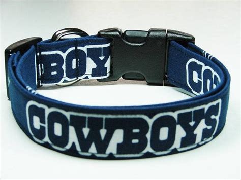 dallas cowboys football dog collar etsy