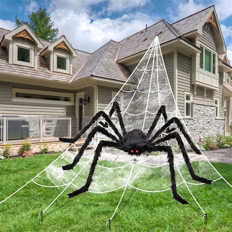 Halloween Decorations Spider Web 50 Giant Spider 200 Triangular