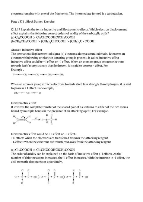 Solution Chemistry Class 11 Goc Ncert Question Paper 55 Off