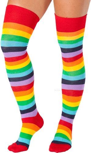 Colors Of The Rainbow Thigh High Stocking Stockings Rainbow Brite