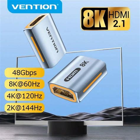 Vention Prolongateur HDMI 8K 4K HDMI Femelle Vers Femelle Connecteur