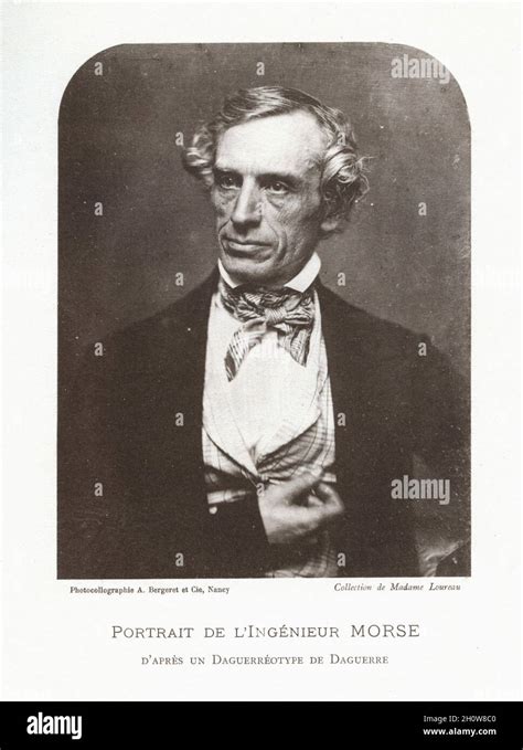 Portrait of American inventor and painter Samuel Finley Breese Morse ...