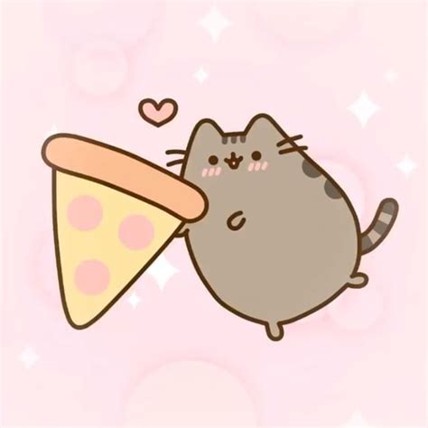 @pusheen on Instagram: “I'd be incomplete... without a pizza you ️ # ...