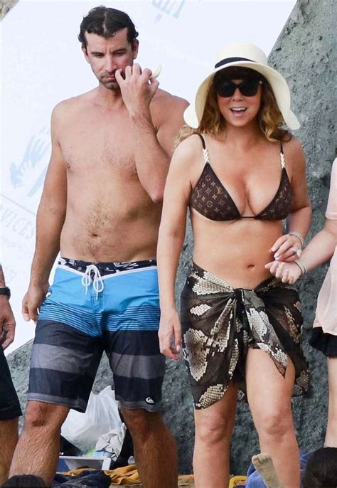 Mariah Carey Wearing A Bikini In St Barts Gotceleb