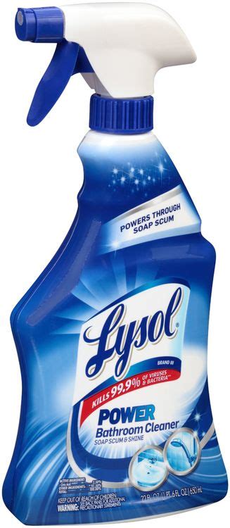 Lysol® Power Soap Scum And Shine Bathroom Cleaner Reviews 2020