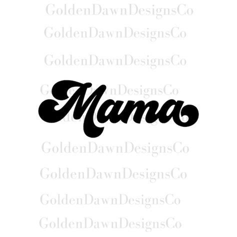 Mama Svg Retro Mama Svg Mama Life Mommin Svg New Mom Svg Etsy