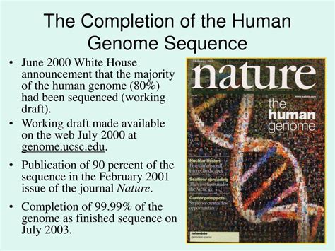 Ppt The Human Genome Project At Uc Santa Cruz Powerpoint Presentation Id3970842