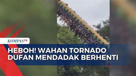 Heboh Wahana Tornado Di Dufan Mendadak Berhenti Saat Beroperasi