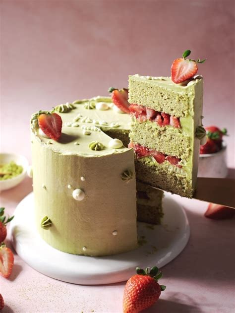 How To Make Matcha Strawberry Cake Teak Thyme