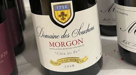 2018 Domaine des Souchons Morgon Côte de Py Bourgogne Frankrig