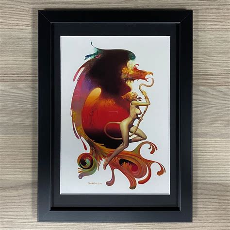 Boris Vallejo Framed Art Pulp Sci Fi Fantasy Female Faerie Etsy Uk