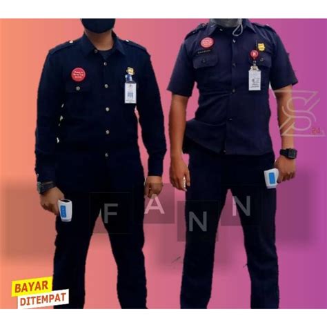 Jual SERAGAM SAFARI HITAM Terbaru SECURITY Safari Satpam Safari Hitam