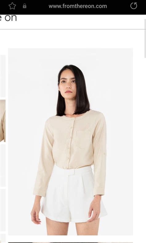 Runway Bandits Nude Long Sleeve Top Women S Fashion Tops Blouses On Carousell