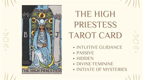 The High Priestess Tarot Card Meaning Upright and Reversed