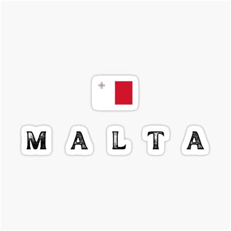 Malta Flag Sticker By Eka123 Redbubble