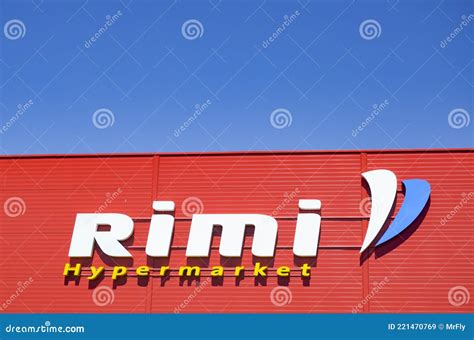 Rimi Hypermarket Logo, Sign, Grocery Store Editorial Image ...