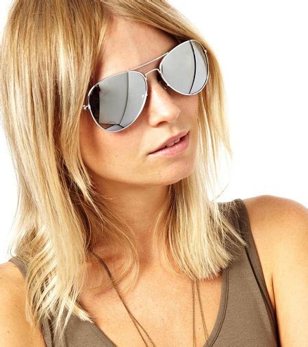 Silver Mirrored Sunglasses